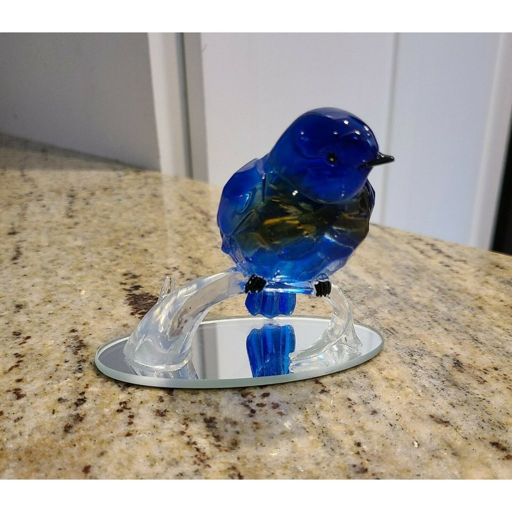 Blake Jensen Reflections of the Songbird Figurine. Beauty of the Sapphire
